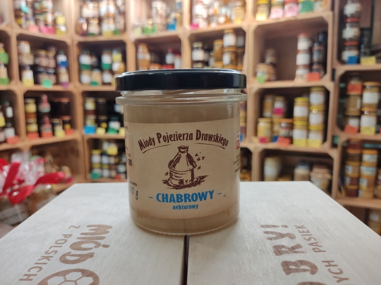 Miód z nektaru chabra bławatka 400g skrystalizowany