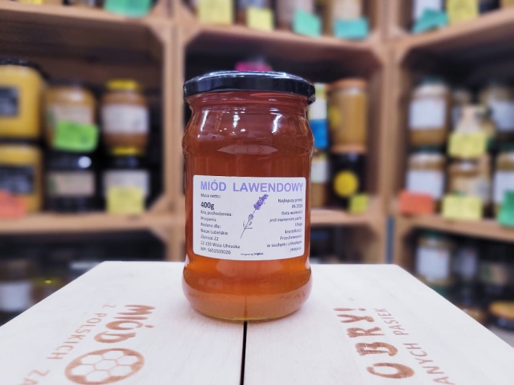 Miód Lawendowy Hiszpański 400g