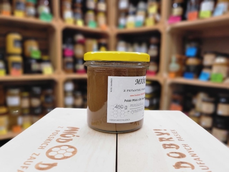 Miód z cynamonem 450g