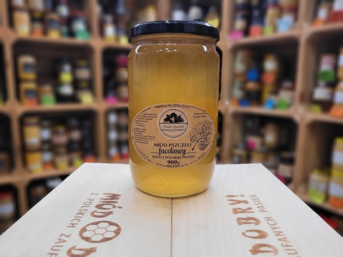 Miód Facieliowy z pasieki Fujarskich 900g płynny