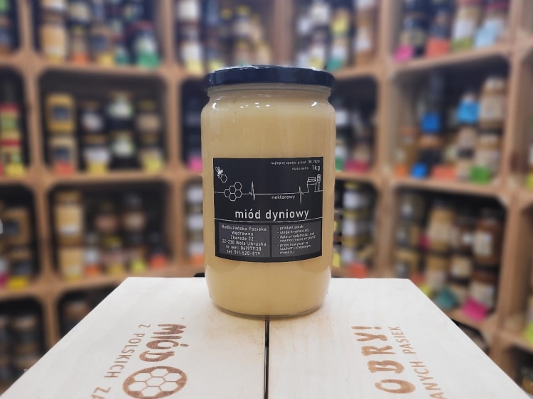 Miód Dyniowy 1000g skrystalizowany