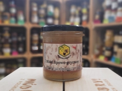 Surowy Miód Lipowo-Gryczany z Mazur 445g (nigdy niepodgrzewany)