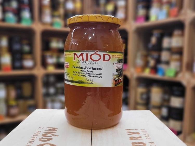 Miód Spadziowo-nektarowy 1200g późniejszy zbiór