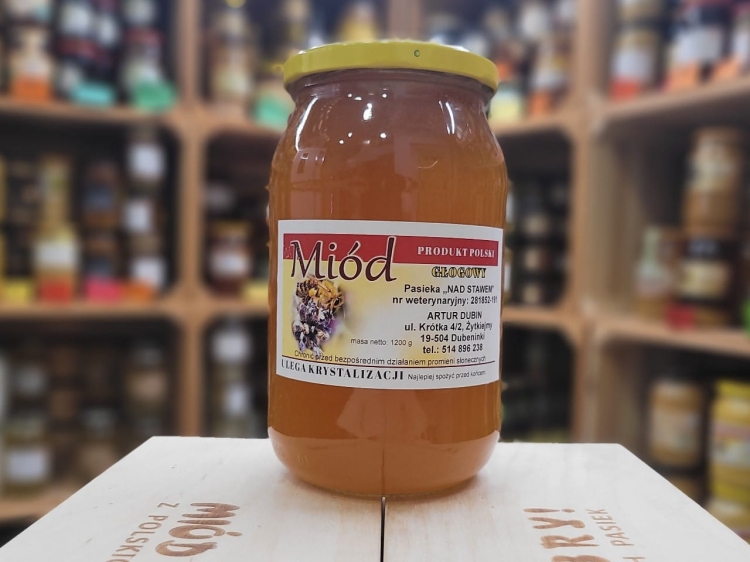 Miód Głogowy 1200g