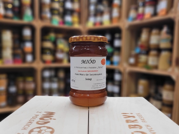 Miód Leśny z Gór Świętokrzyskich 400g płynny