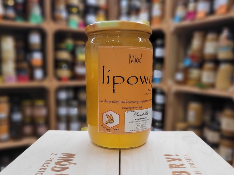 Miód Lipowy 900g płynny