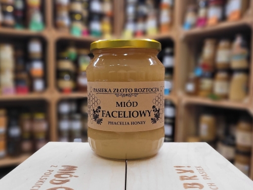 Miód Faceliowy z Roztocza 1000g rocznik 2024