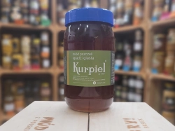 Surowy Miód Spadziowy Iglasty Jodłowy z Bieszczad 1100g (przewodność 1,23)