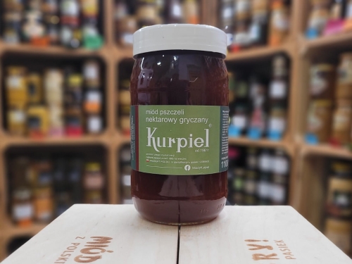 Miód Gryczany z pasieki Kurpiel 1100g
