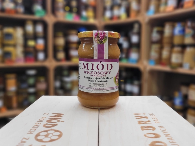 Miód Wrzosowy z Puszczy Bydgoskiej 400g