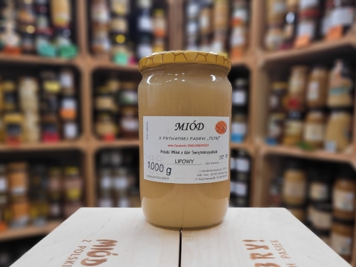Miód Lipowy 1000g