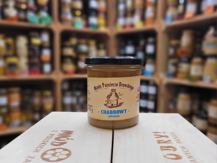 Miód z nektaru chabra bławatka 400g skrystalizowany