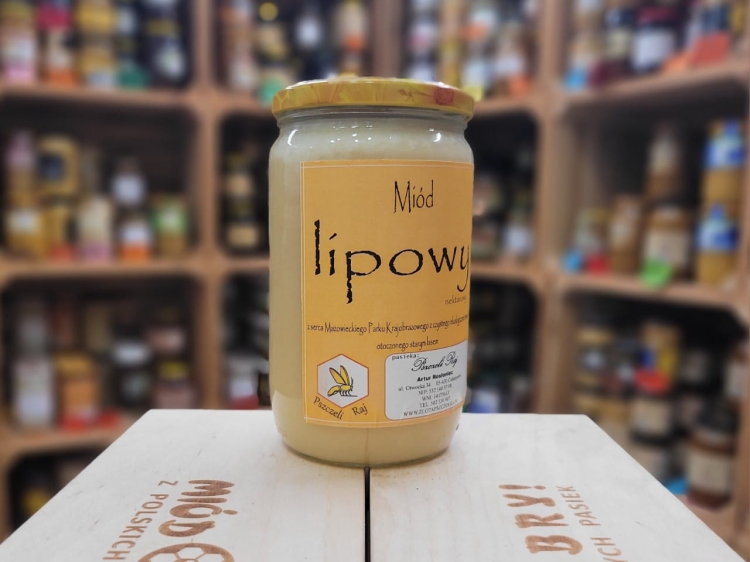 Miód Lipowy 900g skrystalizowany