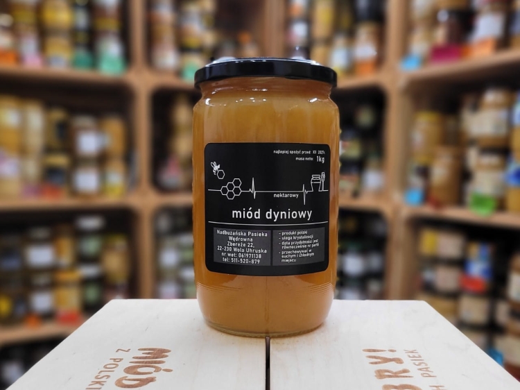 Miód Dyniowy 1000g skrystalizowany