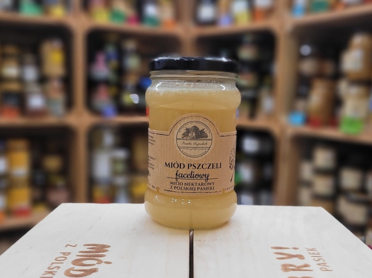 Miód Faceliowy z pasieki Fujarskich 350g skrystalizowany
