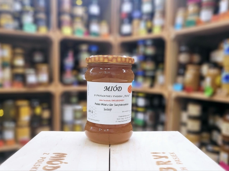 Miód Leśny z Gór Świętokrzyskich 400g płynny