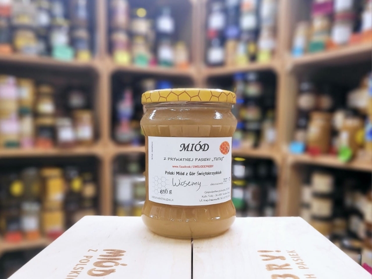 Miód Wielokwiatowy Wiosenny 2025 rocznik 650g