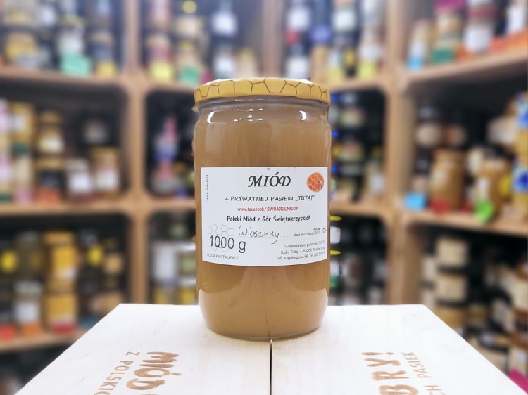 Miód Wielokwiatowy Wiosenny 2025 rocznik 1000g