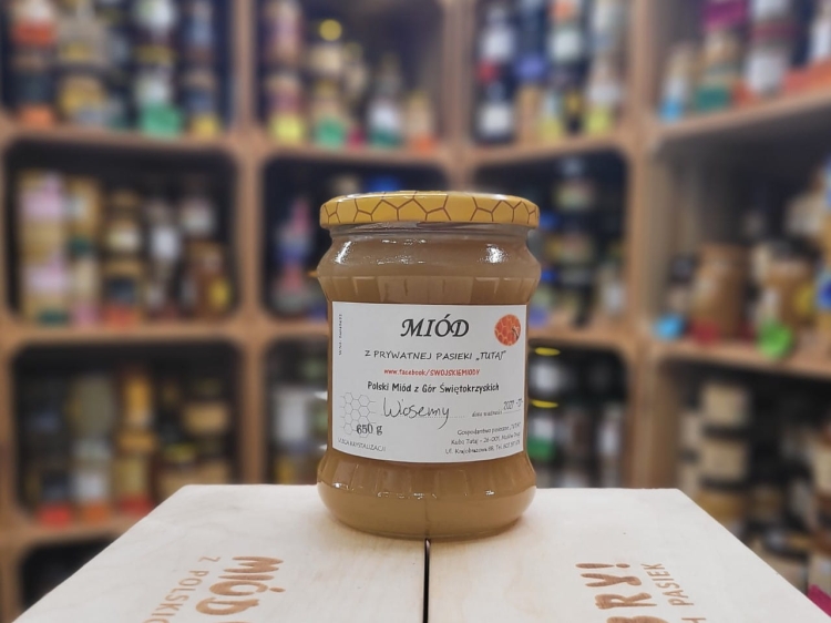 Miód Wielokwiatowy Wiosenny 2025 rocznik 650g