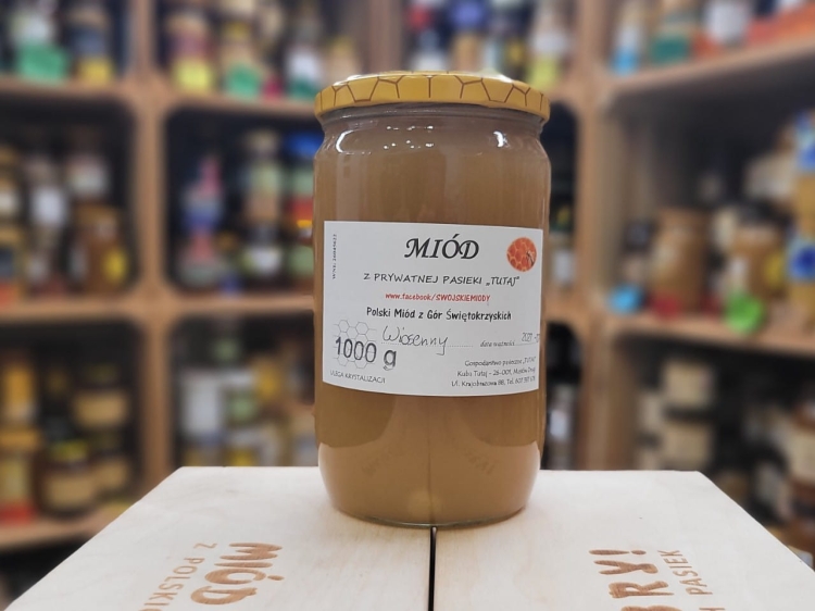 Miód Wielokwiatowy Wiosenny 2025 rocznik 1000g