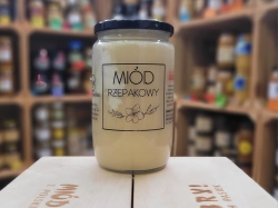 Surowy Miód Rzepakowy 2025 z Wyżyny Lubelskiej 980g (z pierwszego rozlania)