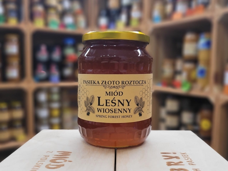 Miód Leśny Wiosenny 1000g płynny rocznik 2025