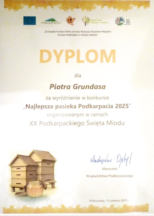 Najlepsza pasieka Podkarpacia 2025