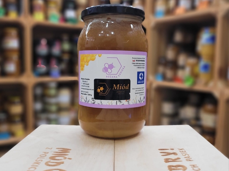 Miód Mniszkowy z Warmii 1200g