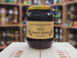 Surowy Miód Spadziowy Iglasty z Roztocza 1000g