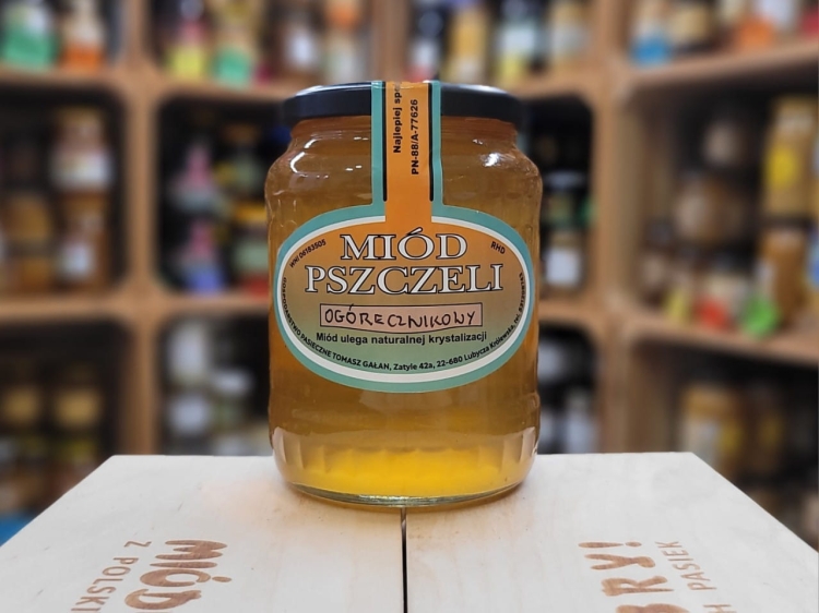 Surowy Miód z Ogórecznika Lekarskiego 1000g