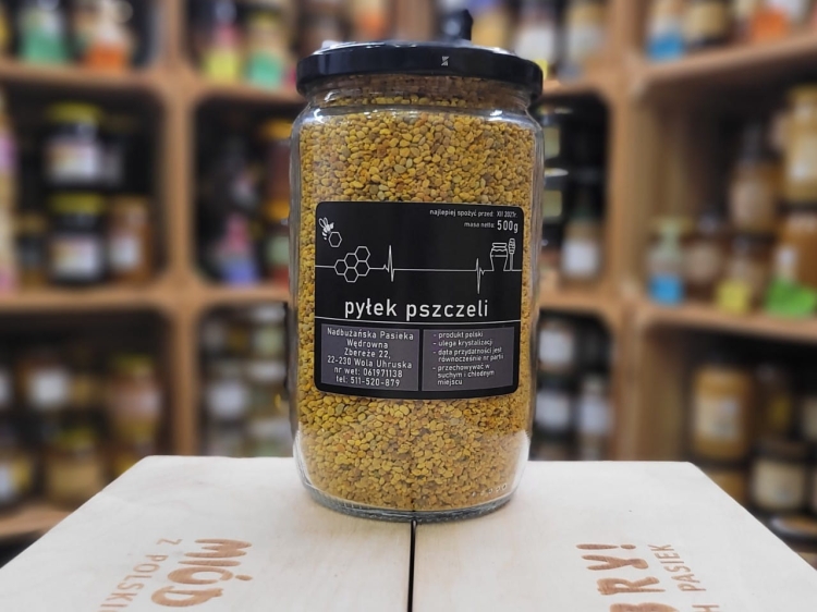 Pyłek wielokwiatowy z Nadbużańskiej Pasieki Wędrownej 500g