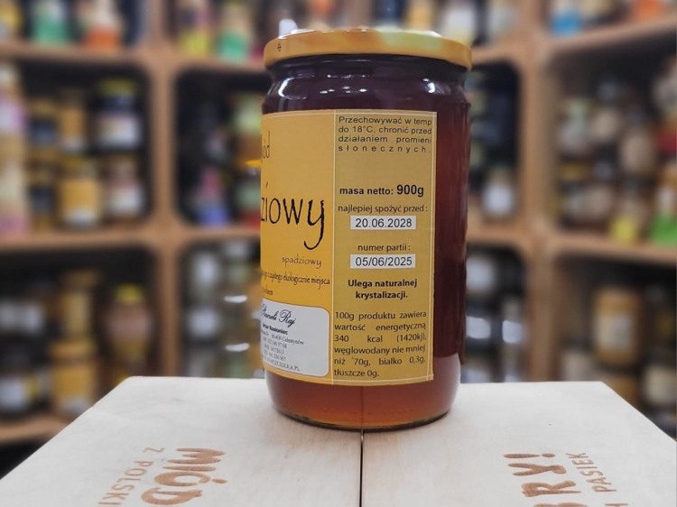 Miód ze spadzi liściastej 900g