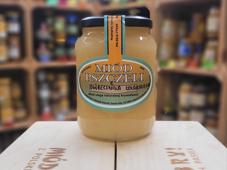 Surowy Miód z Ogórecznika Lekarskiego 1000g