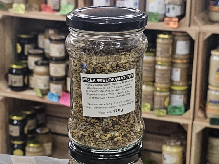 Pyłek pszczeli z kwiatów czerwcowych 170g