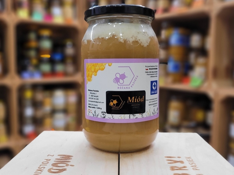 Miód Mniszkowy z Warmii 1200g