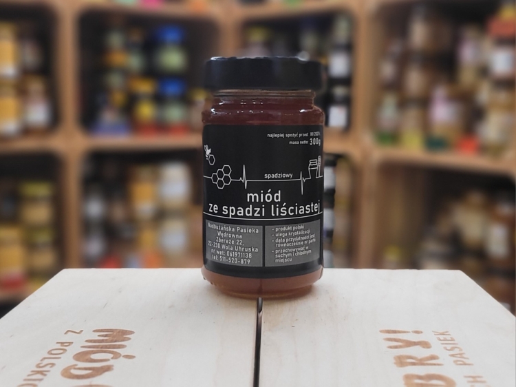 Miód ze spadzi liściastej 300g