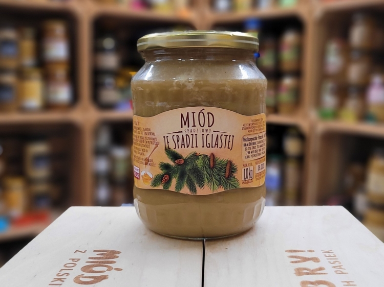 Miód ze spadzi iglastej 1000g
