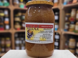 Surowy Miód Spadziowy z "polskiej tajgi" iglasto-liściasty 1200g (nigdy niepodgrzewany) przewodność 1,06