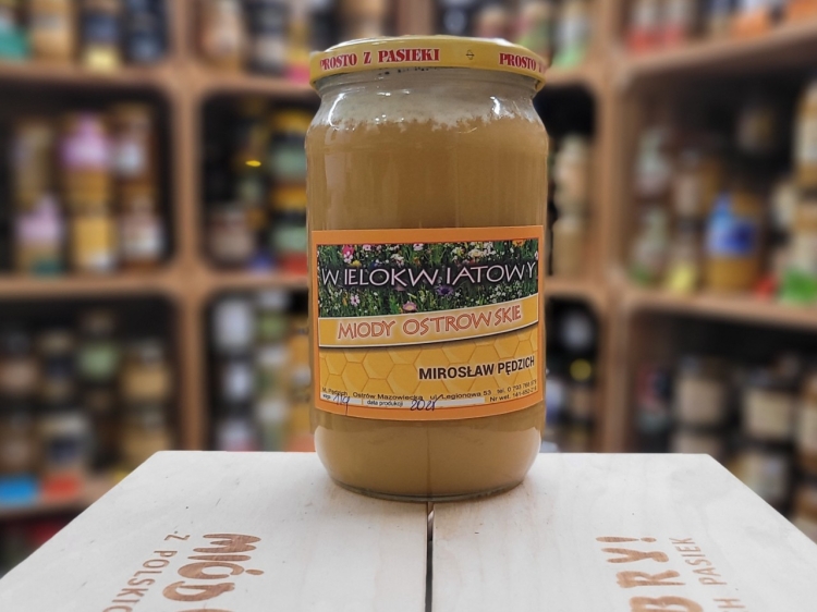 Miód Spadziowy (nie wielokwiatowy) 1000g z pasieki Pędzicha zbiór 2025