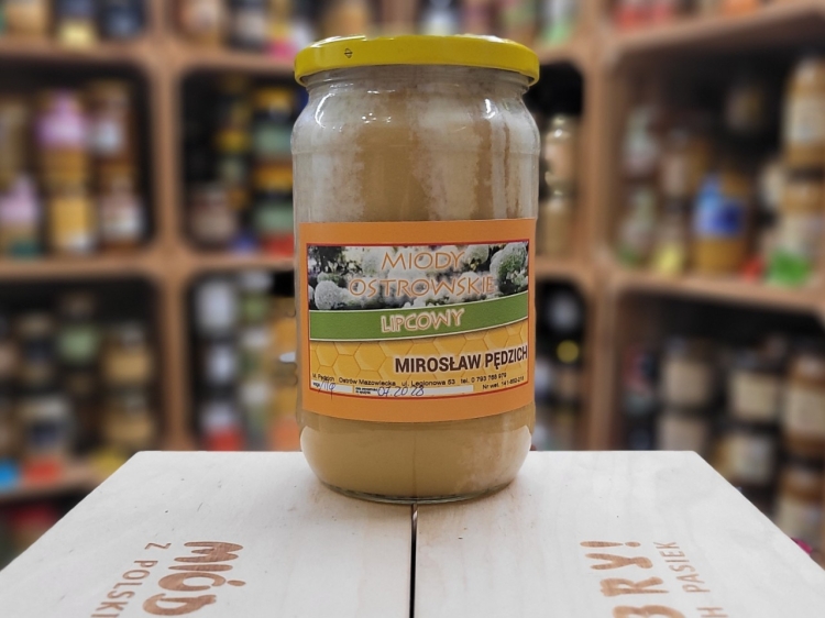 Miód Lipcowy od Pędzicha w 2025 jest miodem lipowym 1kg