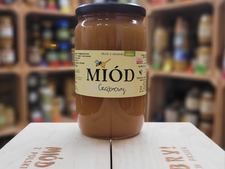 Miód Cząbrowy z Kujaw 980g skrystalizowany