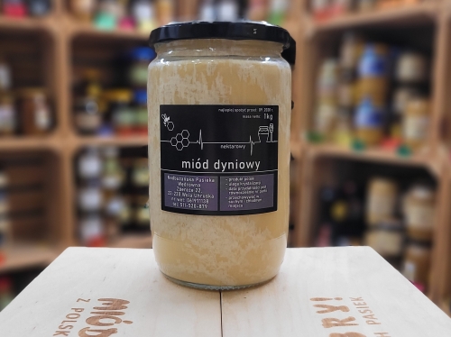 Miód Dyniowy 1000g skrystalizowany