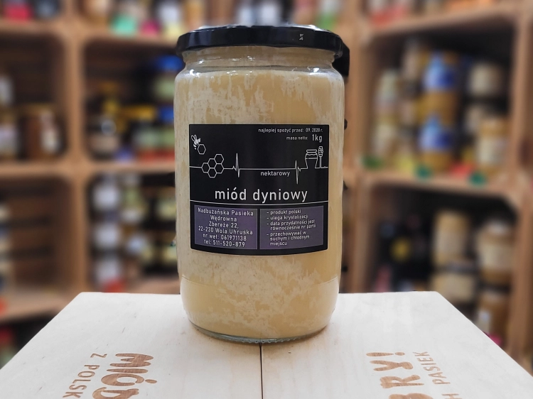 Miód Dyniowy 1000g skrystalizowany