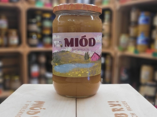 Miód Nektarowo-Spadziowy z Warmii 950g