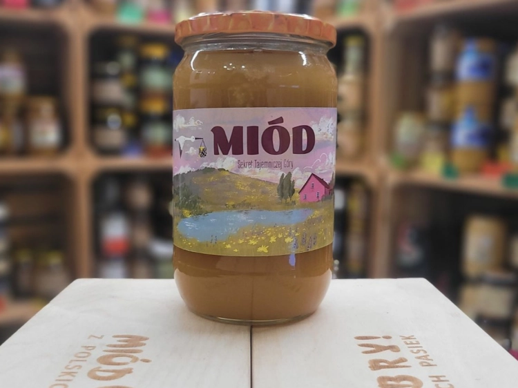 Miód Nektarowo-Spadziowy z Warmii 950g