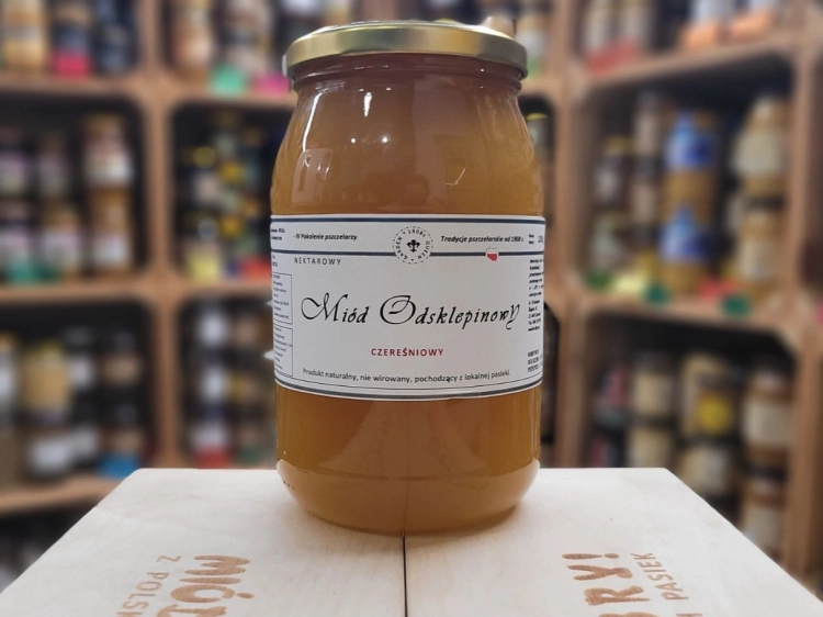Miód Odsklepinowy 1200g czereśniowy