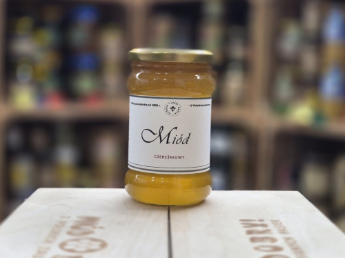 Miód z nektaru dzikich czereśni 400g