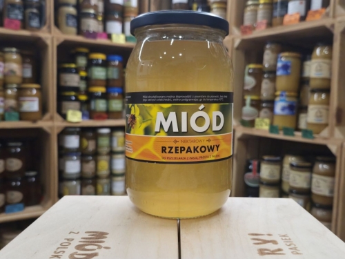 Miód Rzepakowy z Podgórza Sudeckiego 1200g