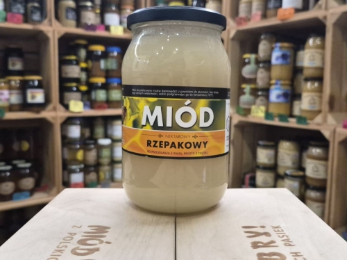 Miód Rzepakowy z Podgórza Sudeckiego 1200g