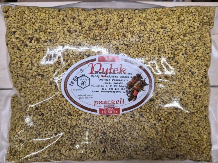 Pszczeli Pyłek Wielokwiatowy 2026 z Przedgórza Sudeckiego 1kg